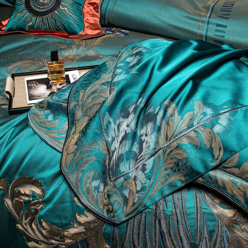 High-end Luxury Sateen Jacquard Embroidery Duvet Cover | Sanssouci Palace