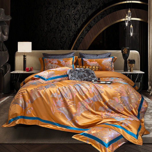 High-end Royal Sateen Jacquard Embroidery Duvet Cover | Sanssouci Palace