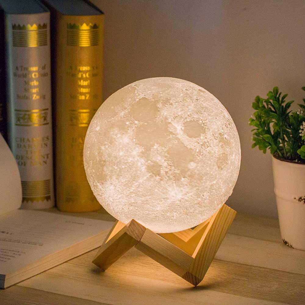 RGB Moon Lamp with Remote&Touch Control