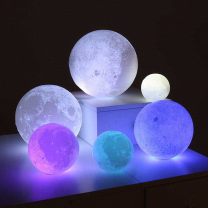 RGB Moon Lamp with Remote&Touch Control