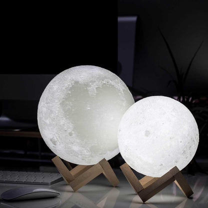 RGB Moon Lamp with Remote&Touch Control