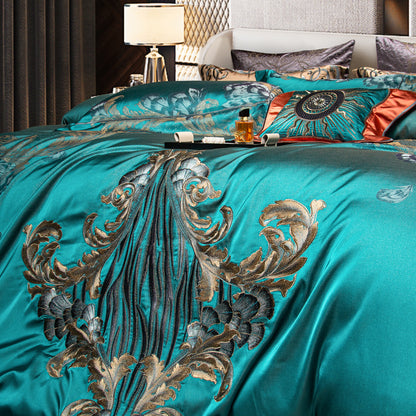 High-end Luxury Sateen Jacquard Embroidery Duvet Cover | Sanssouci Palace