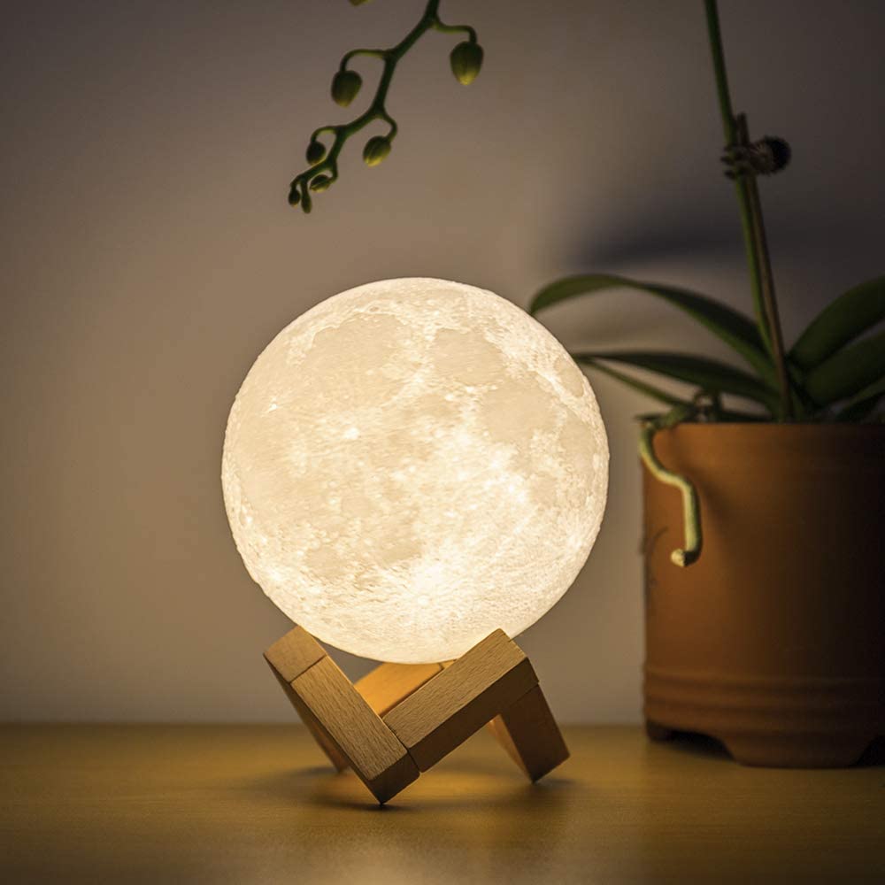 RGB Moon Lamp with Remote&Touch Control