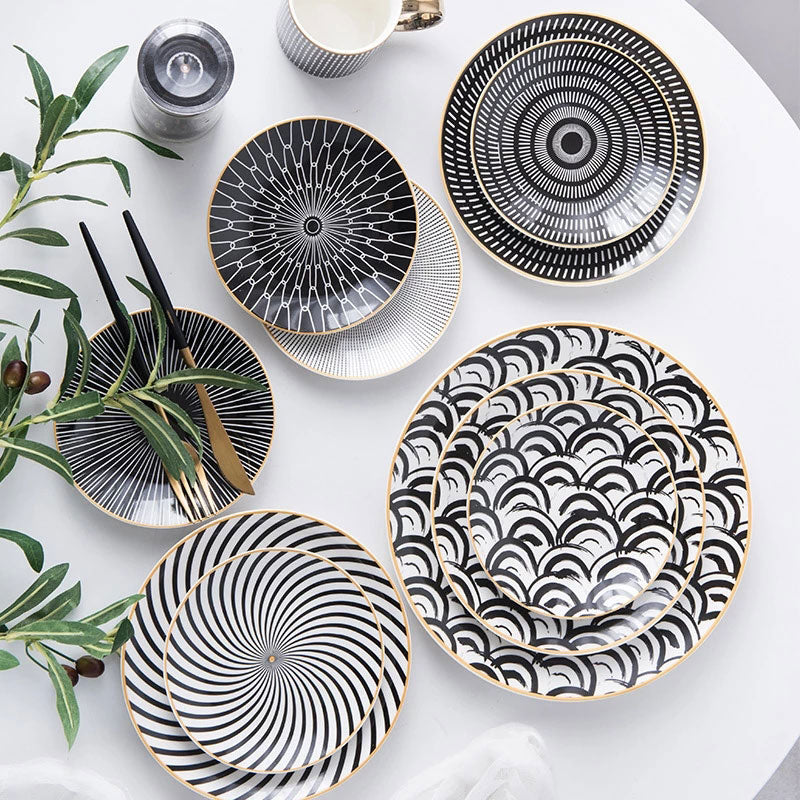 Mix Match Ceramic Serving Plates