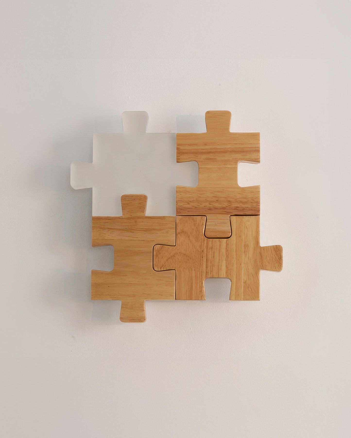 Wood Puzzles Wall Sconces For Bedroom