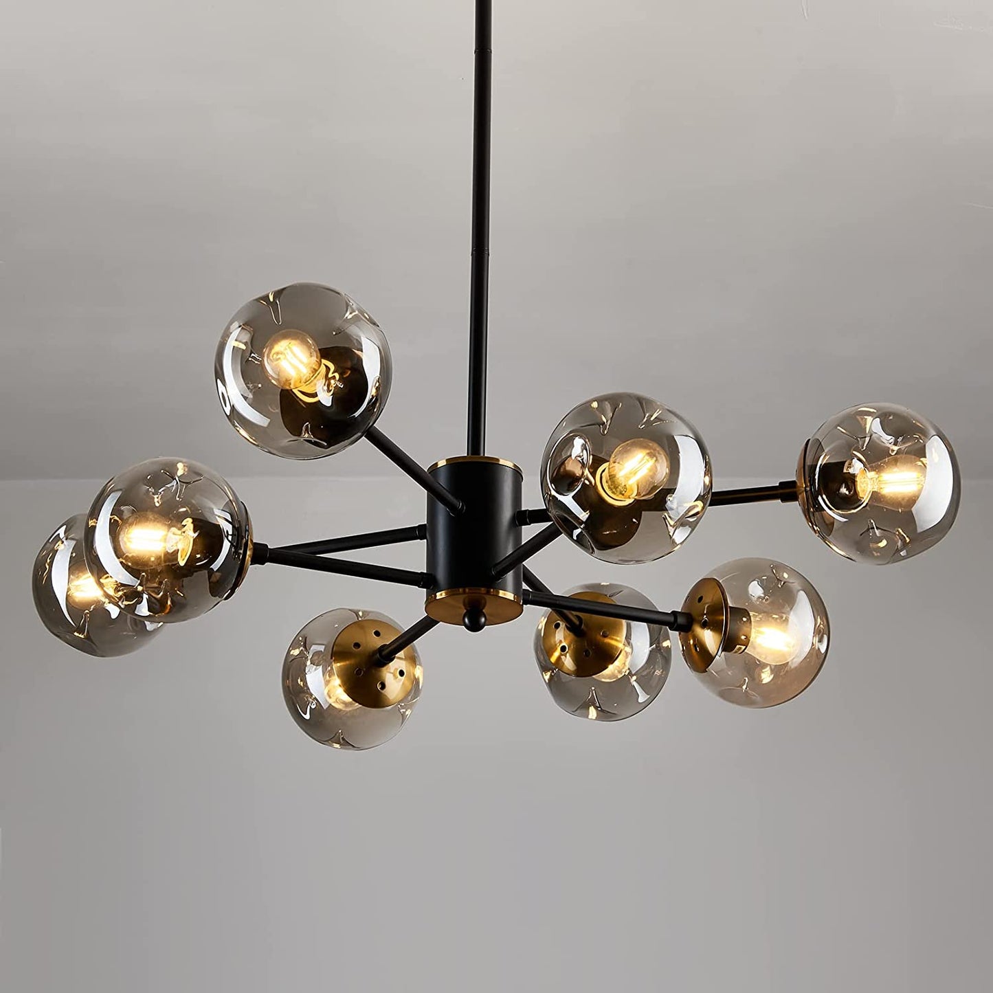 Classic 8 Light Chandelier with Glass Globes