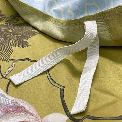 Egyptian Cotton Bird&Flower Duvet Cover Set