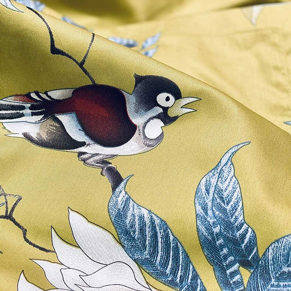 Egyptian Cotton Bird&Flower Duvet Cover Set