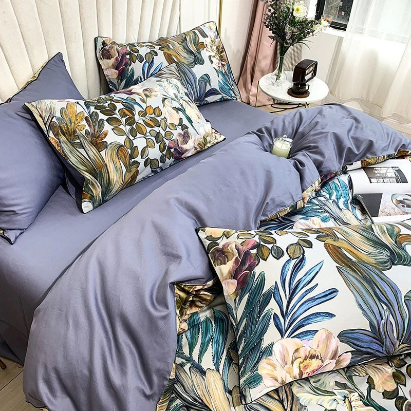 Egyptian Cotton Havana Printed Duvet Cover Set