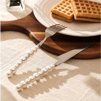 Europe Silver Pearl Cutlery Set