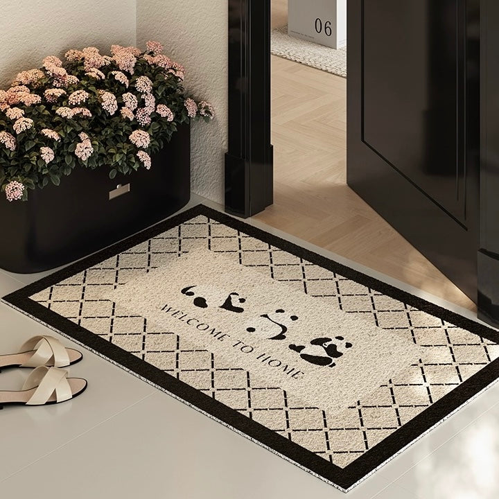 Adorable Panda Welcome Doormat - Size 60x90cm