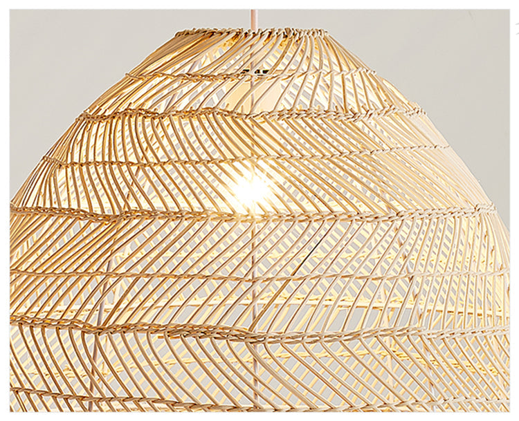 Natural Bamboo Pendant Light