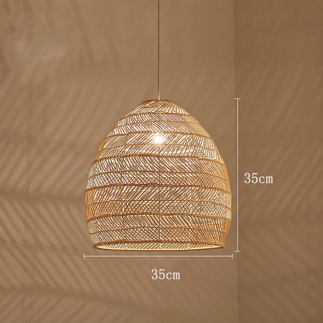 Natural Bamboo Pendant Light