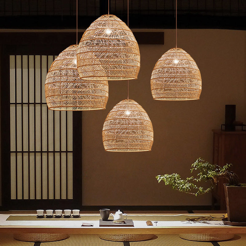 Natural Bamboo Pendant Light