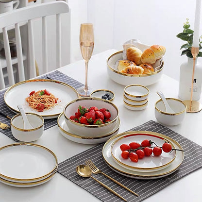 Legacy White Luxury Dinnerware Set