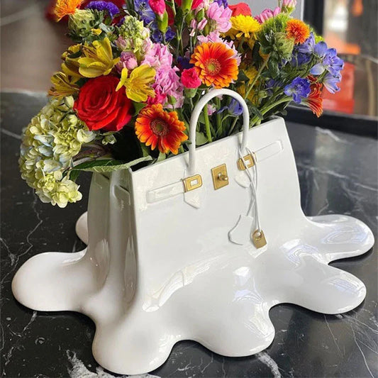 Modern Abstract Handbag Flower Vase