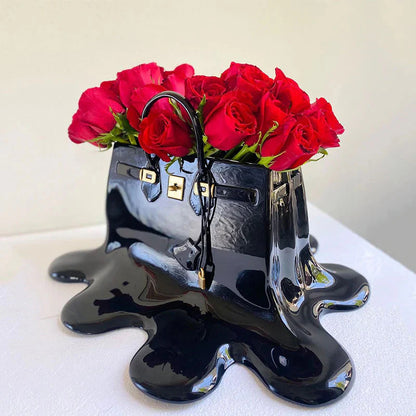 Modern Abstract Handbag Flower Vase