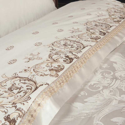 Luxury Silky Satin Jacquard Duvet Cover