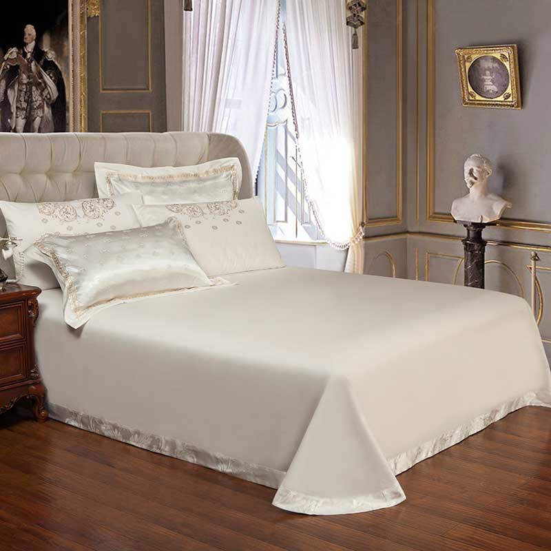 Luxury Silky Satin Jacquard Duvet Cover