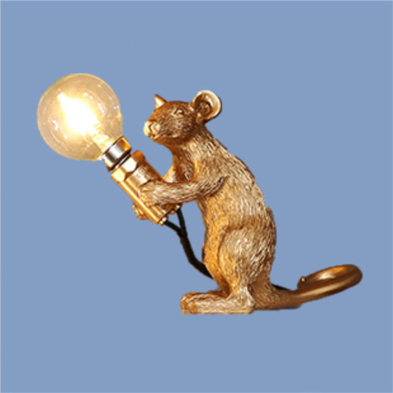 Mouse Shape Resin Table Lamp