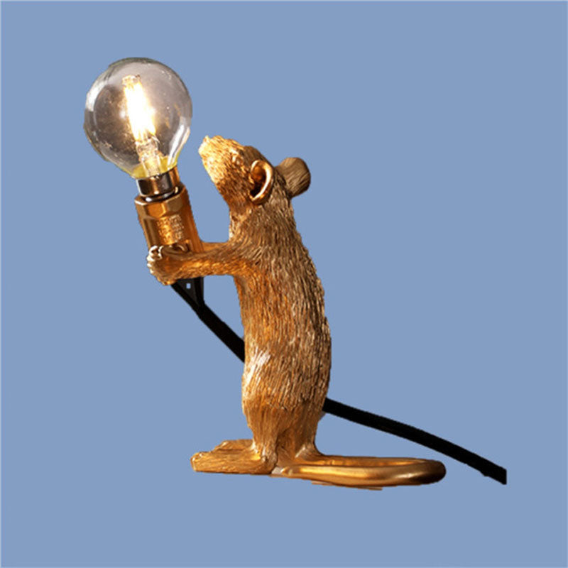 Mouse Shape Resin Table Lamp