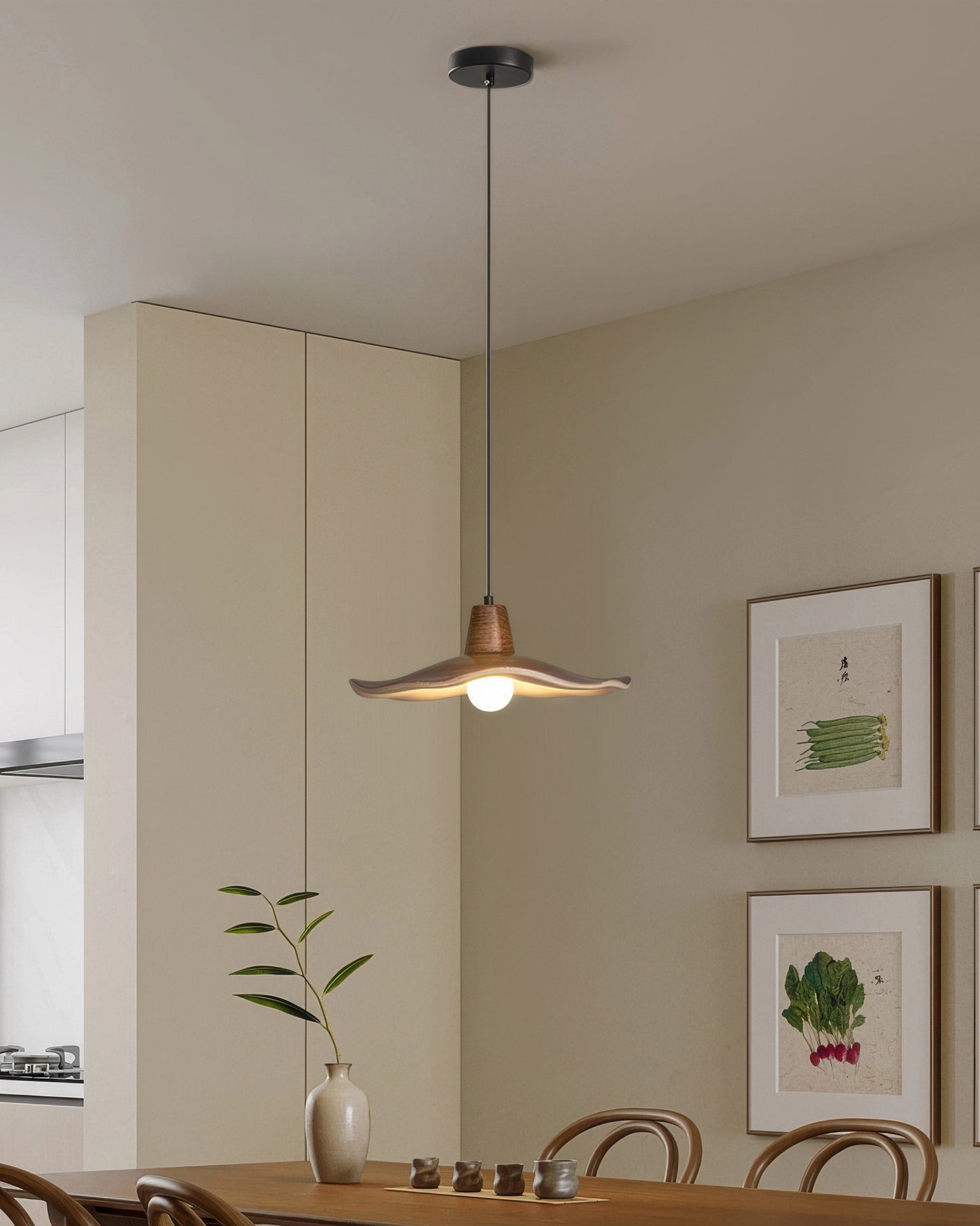 Simple Wooden Light Pendant