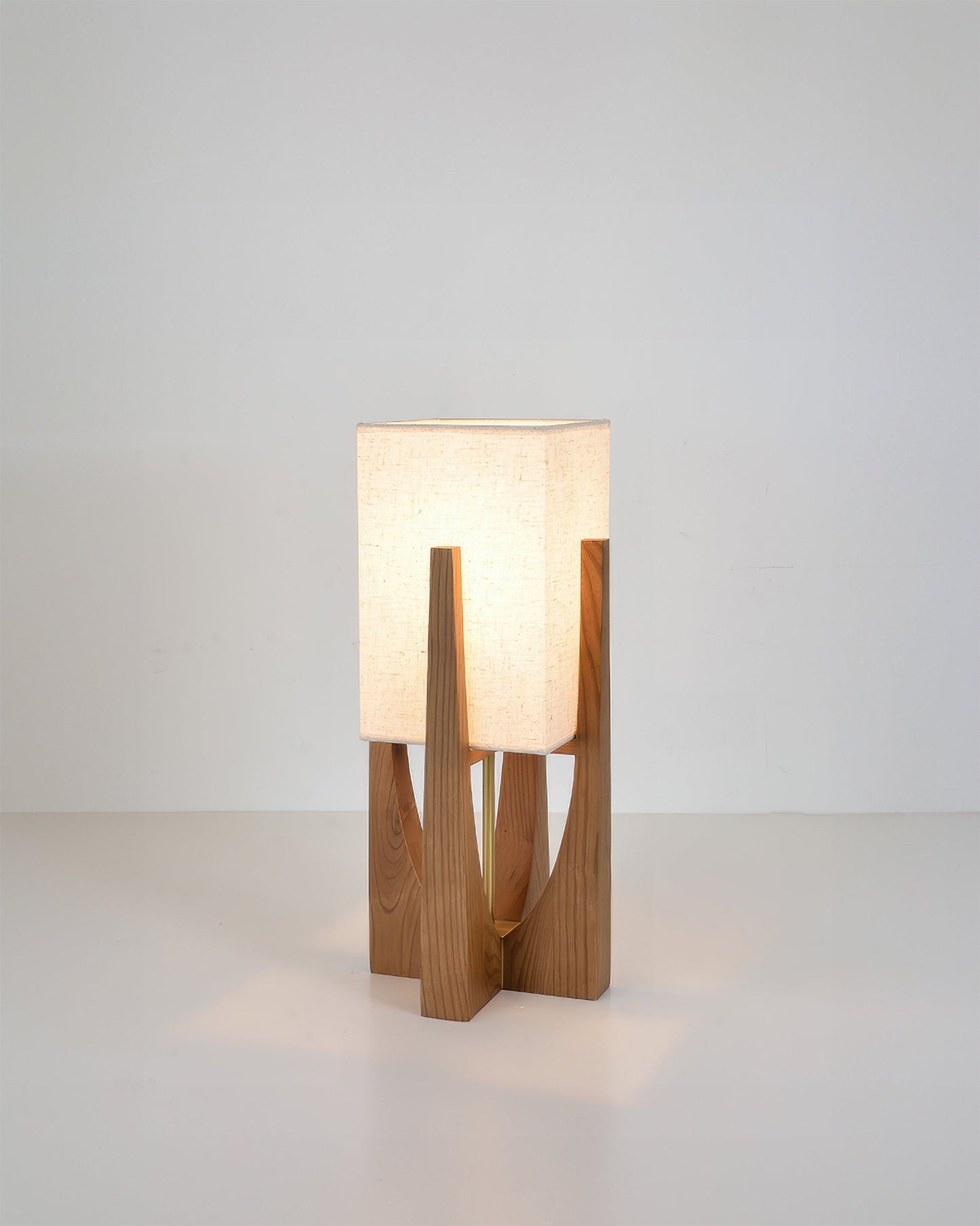 Japanese Style Walnut Floor Lamp Simple Solid Wood Lamp