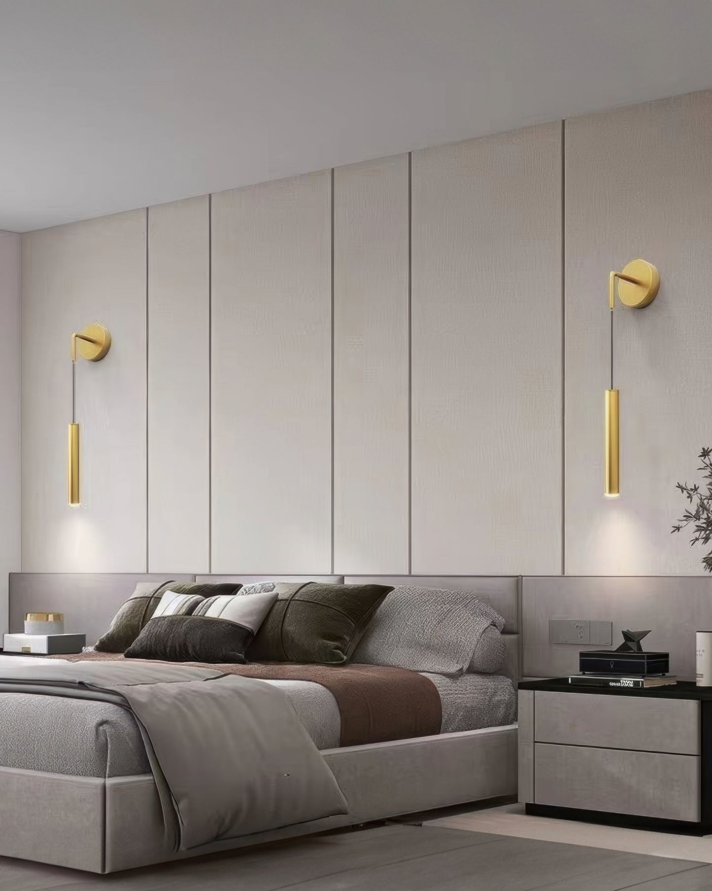 Cylinder Bedroom Wall Sconce Lighting