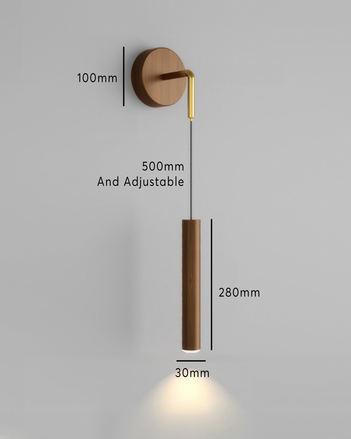 Cylinder Bedroom Wall Sconce Lighting