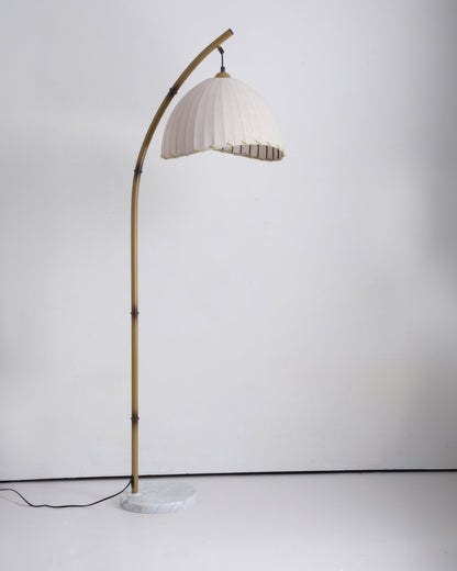 Marble Base Bamboo Floor Lamps