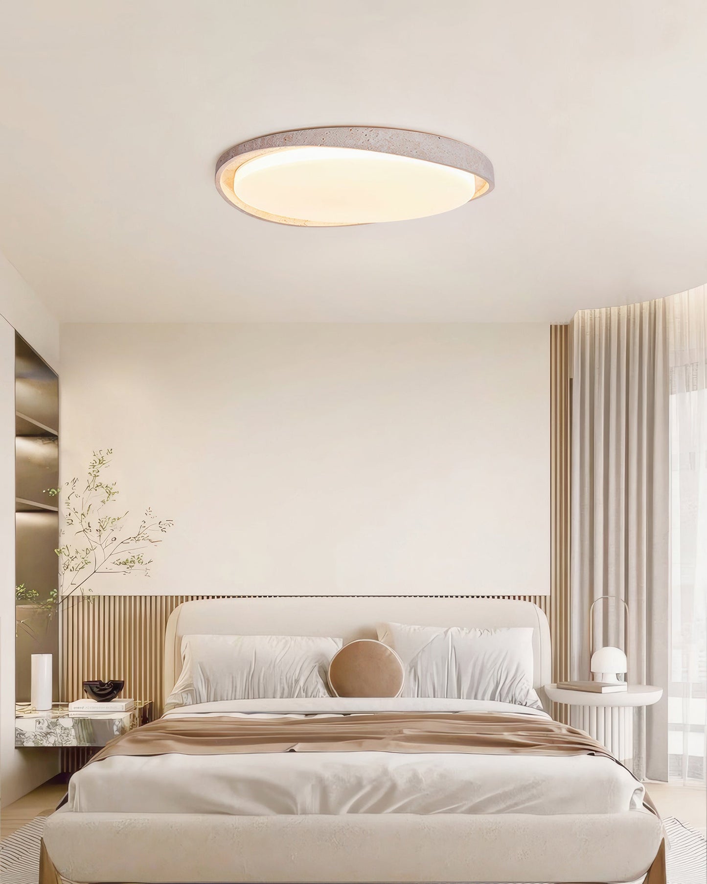 Elegance Cream Style Bedroom Ceiling Lamp