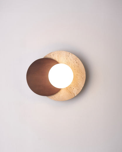 Elegant Stone Bathroom Wall Sconce