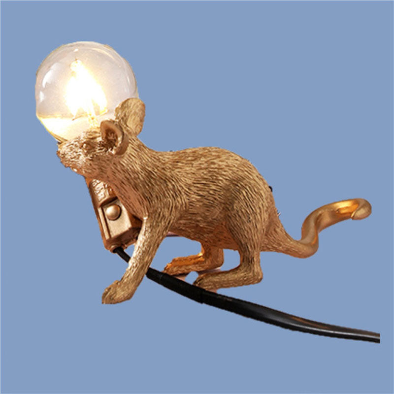 Mouse Shape Resin Table Lamp