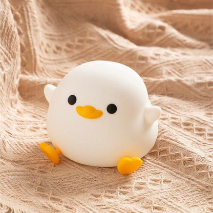 DoDo Duck Tap-on Night Light | Soft Silicone. USB Charging | Perfect Gift Ideas