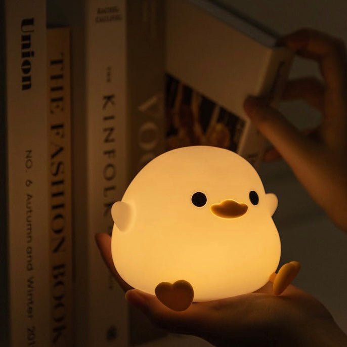 DoDo Duck Tap-on Night Light | Soft Silicone. USB Charging | Perfect Gift Ideas