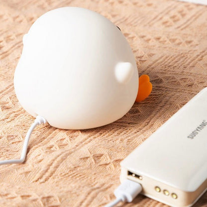 DoDo Duck Tap-on Night Light | Soft Silicone. USB Charging | Perfect Gift Ideas