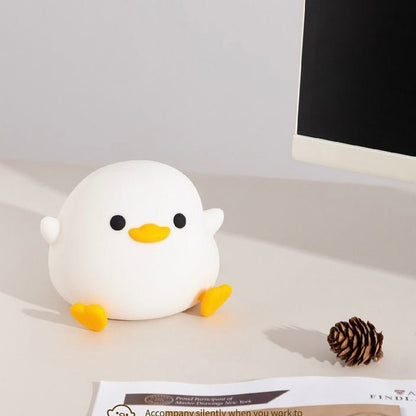 DoDo Duck Tap-on Night Light | Soft Silicone. USB Charging | Perfect Gift Ideas