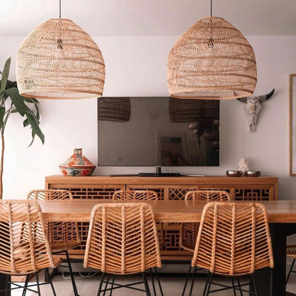 Natural Bamboo Pendant Light