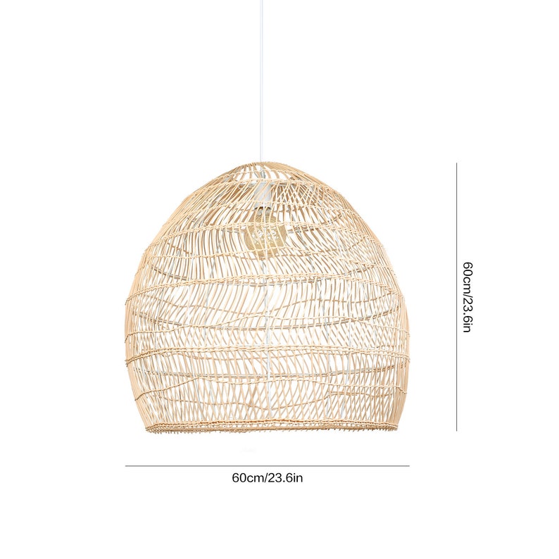 Natural Bamboo Pendant Light