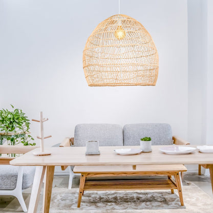 Natural Bamboo Pendant Light