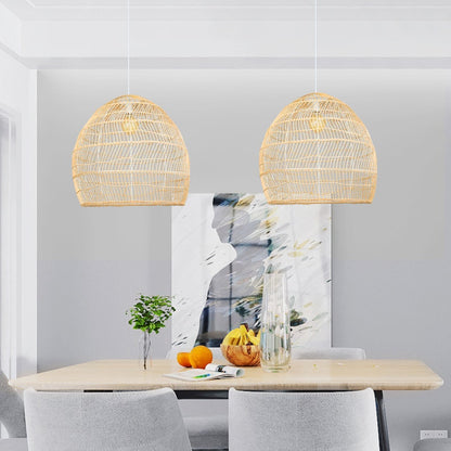 Natural Bamboo Pendant Light