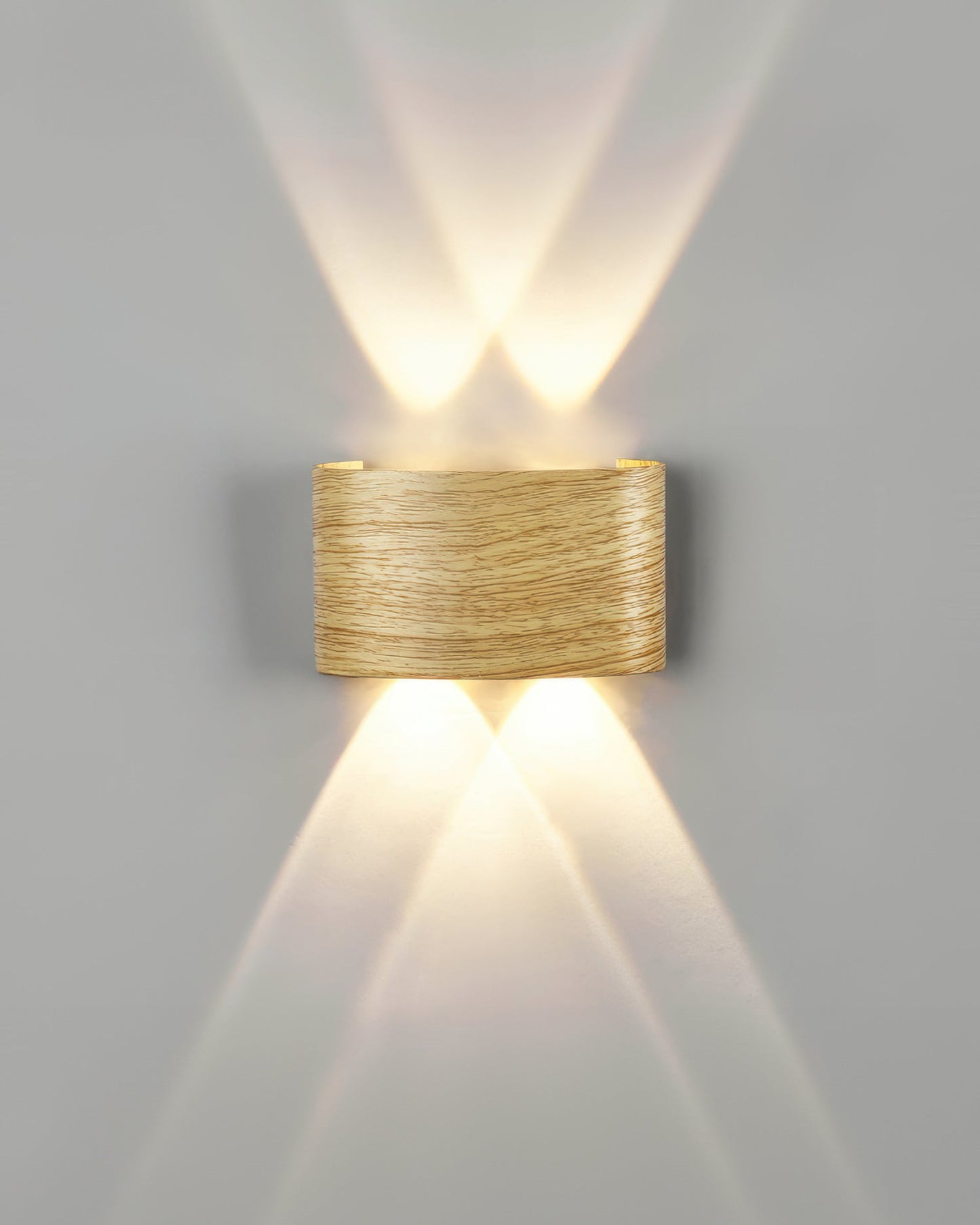 Woodgrain Sconce Outdoor Wall Light