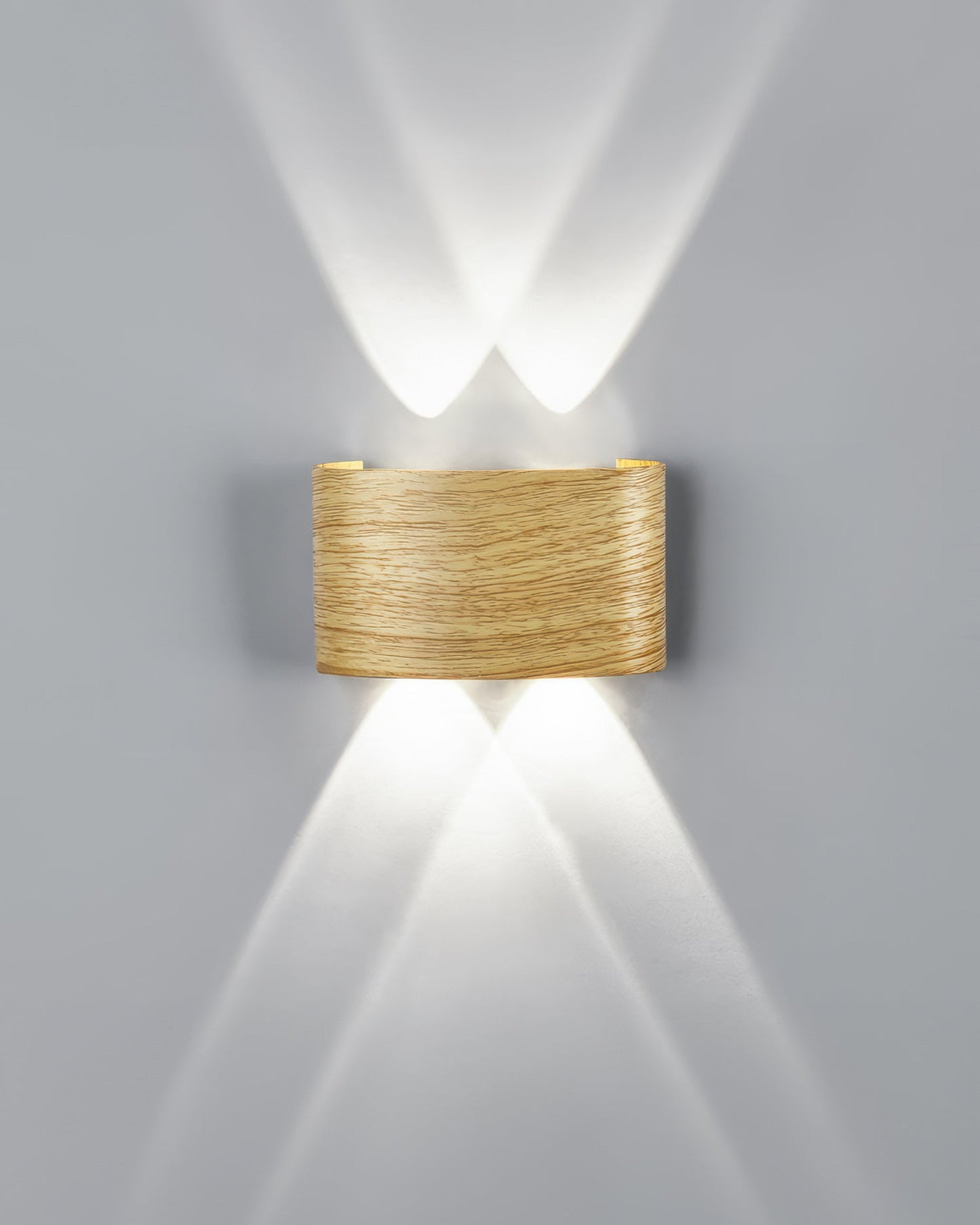 Woodgrain Sconce Outdoor Wall Light