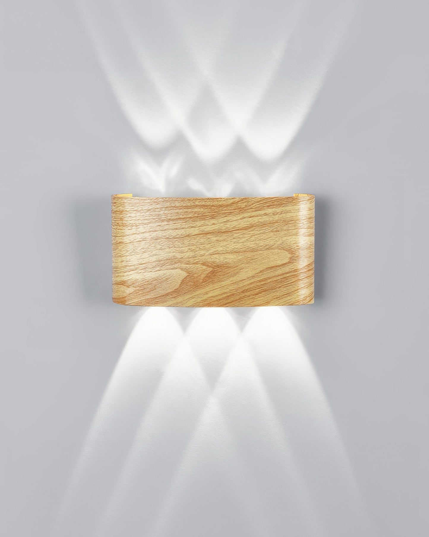 Woodgrain Sconce Outdoor Wall Light