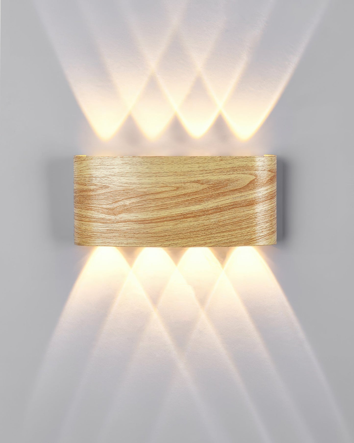 Woodgrain Sconce Outdoor Wall Light