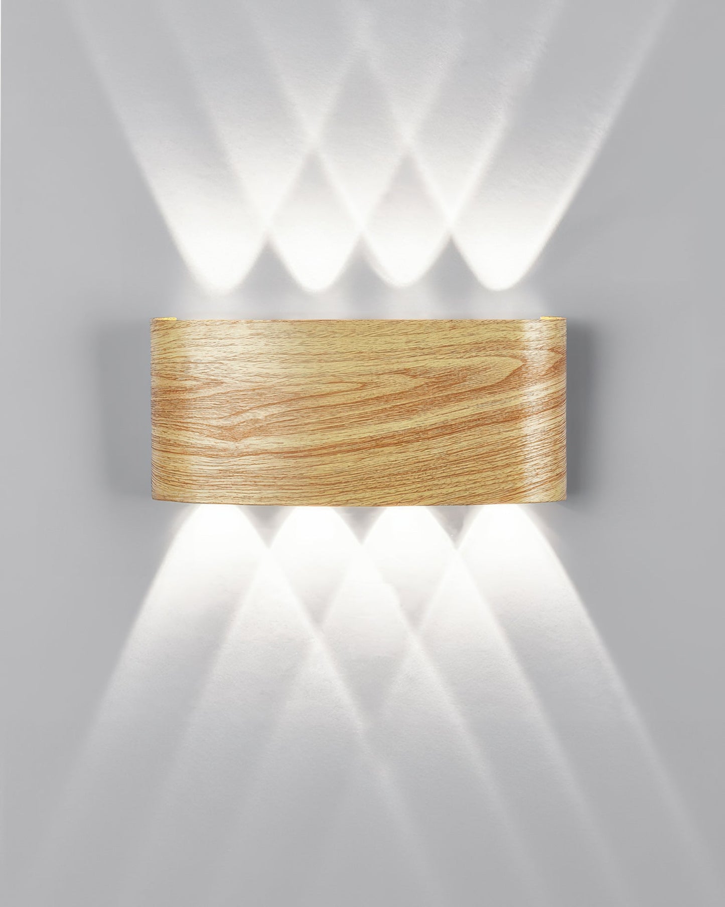 Woodgrain Sconce Outdoor Wall Light