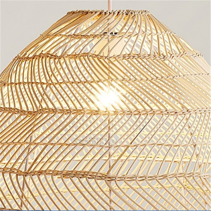 Natural Bamboo Pendant Light