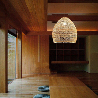 Natural Bamboo Pendant Light