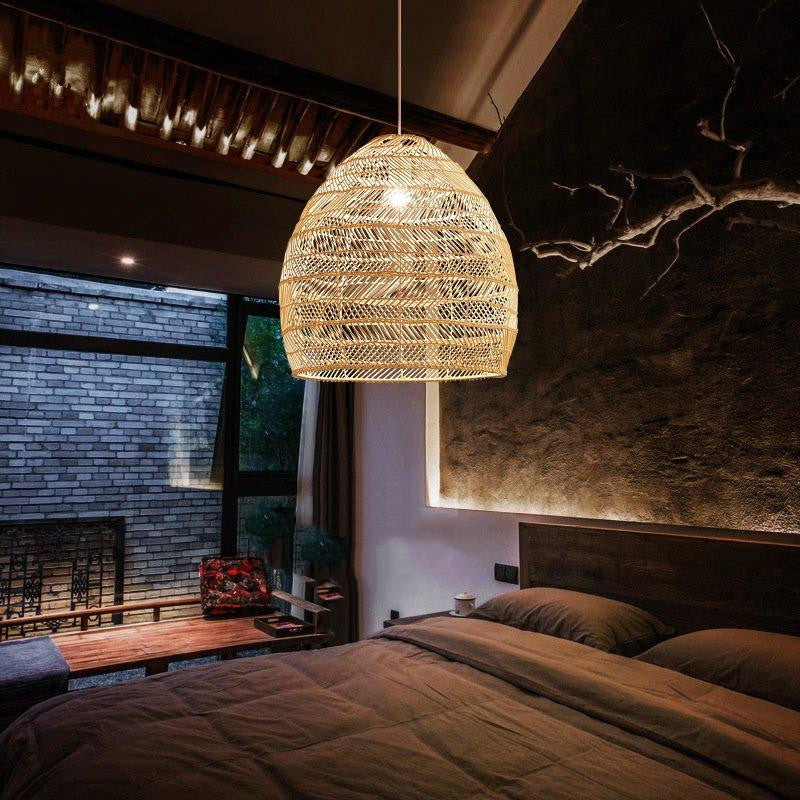 Natural Bamboo Pendant Light