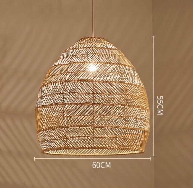 Natural Bamboo Pendant Light